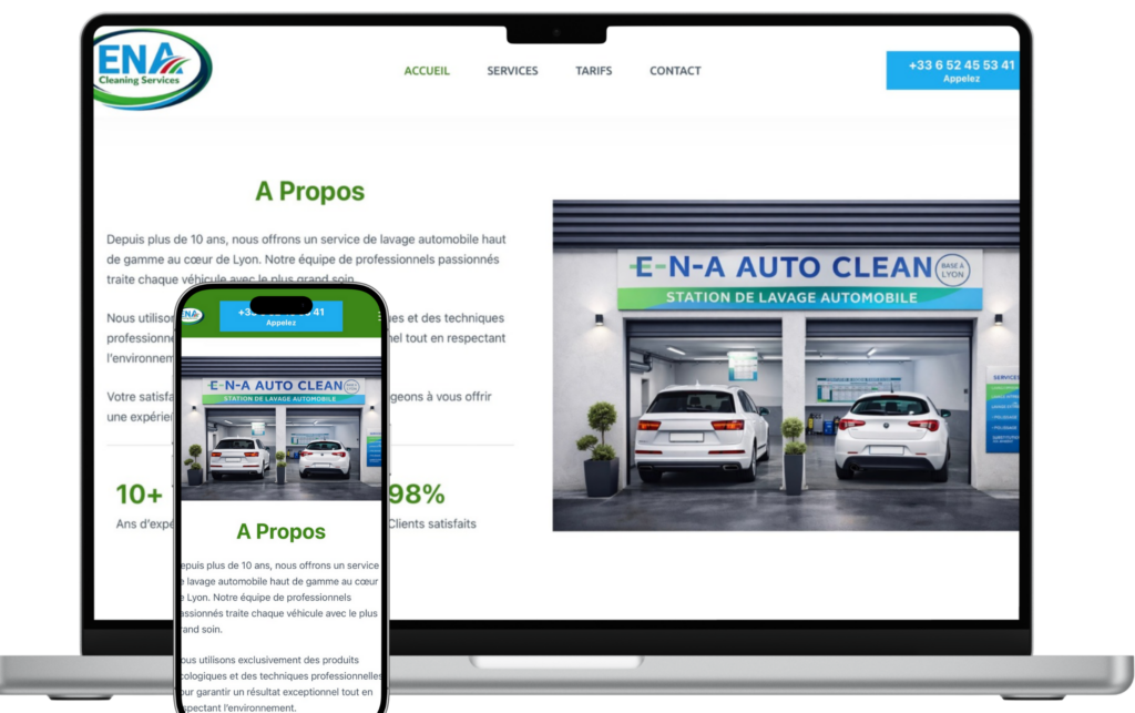 Portfolio Local Business Website